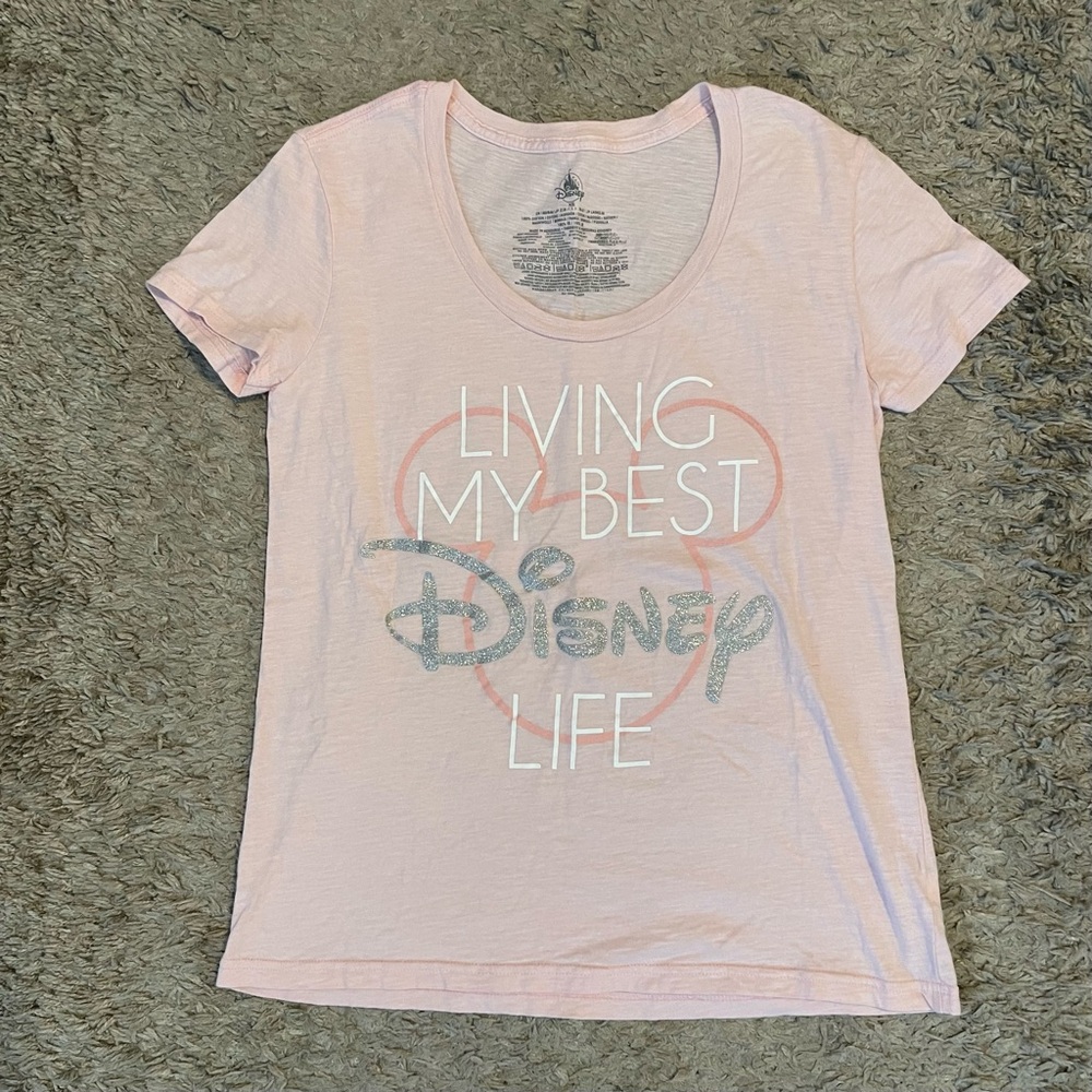 Disney Living My Best Disney Life Tee Adult XS